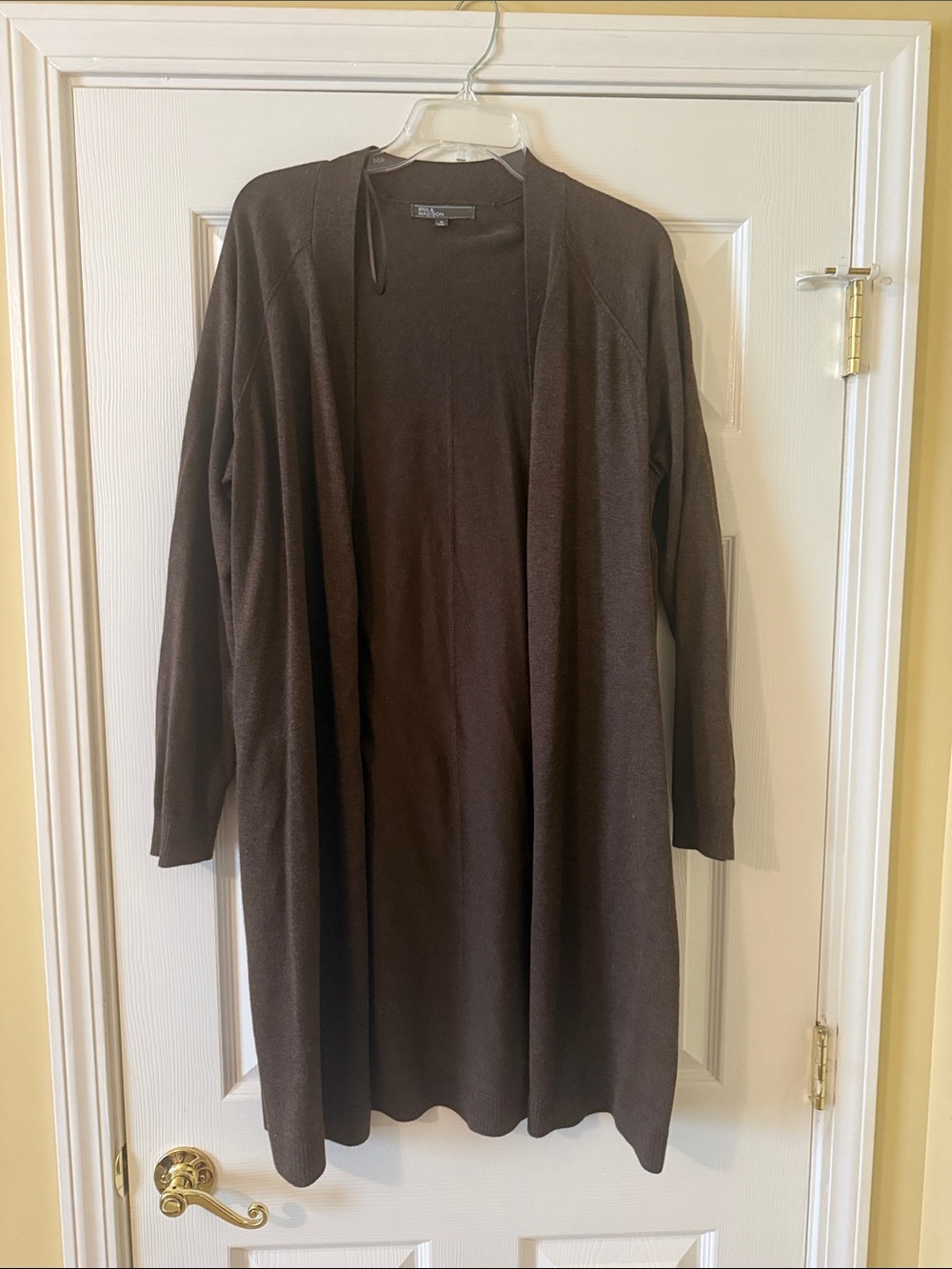 89th & Madison Brown Knit Cardigan